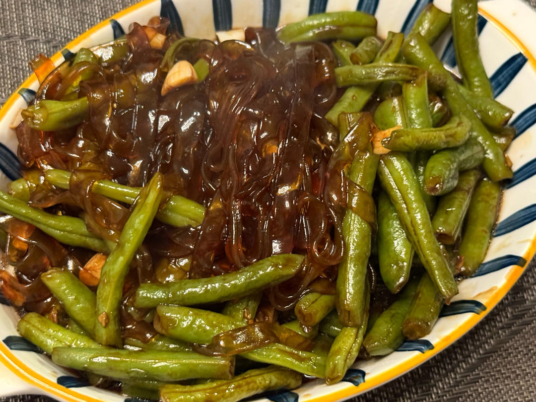 粉条烧豆角