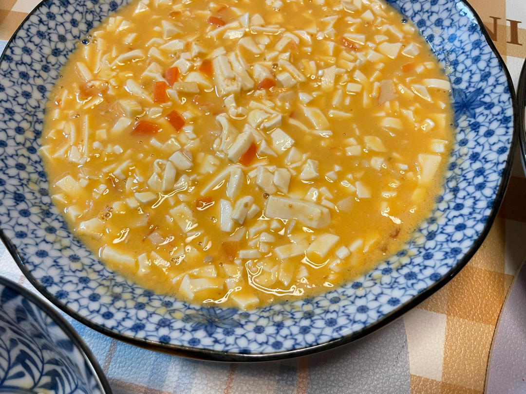 小白都能做的蟹黄豆腐