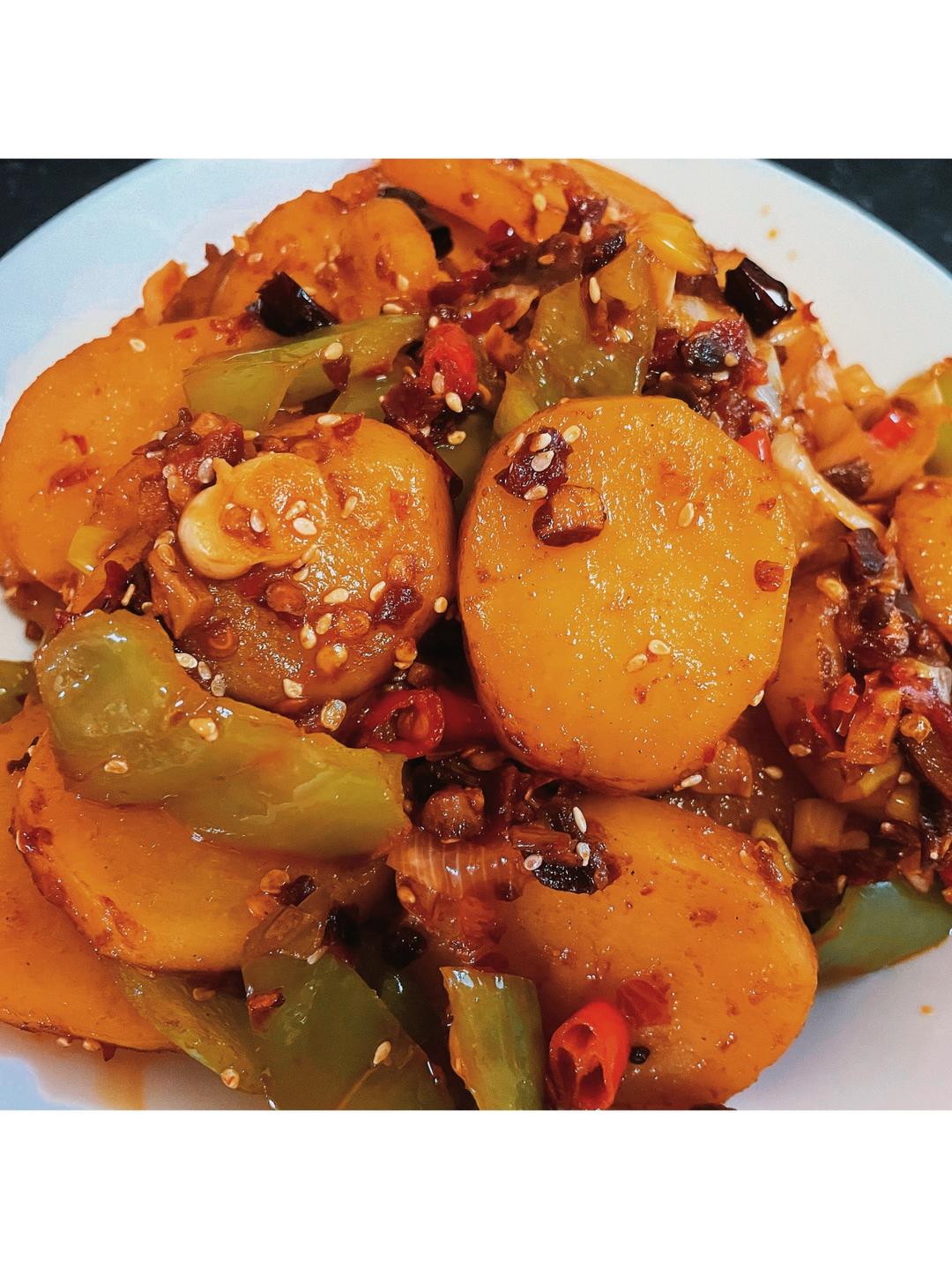 干锅土豆片