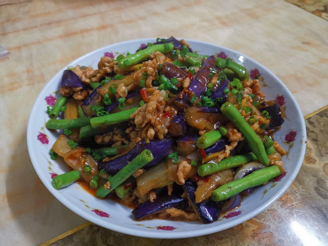 红烧肉沫茄子