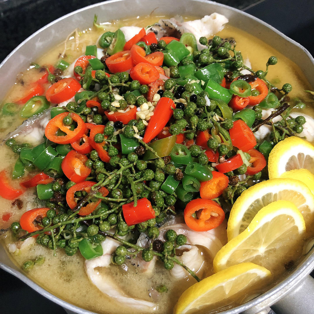 sophylin做的金汤柠香藤椒鱼