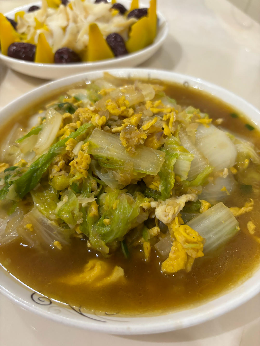 蛋酥白菜卤
