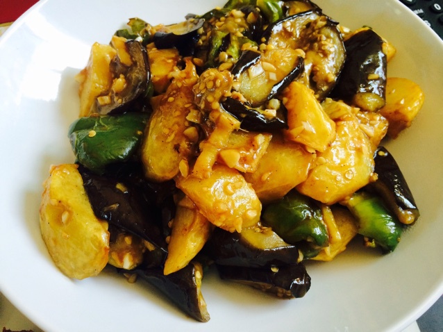 空气炸锅版地三鲜