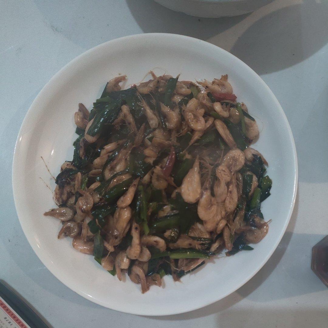 韭菜炒虾米