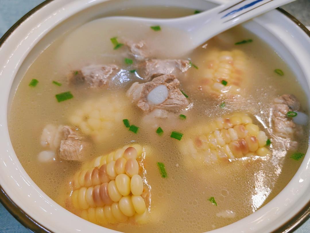 山药玉米排骨汤