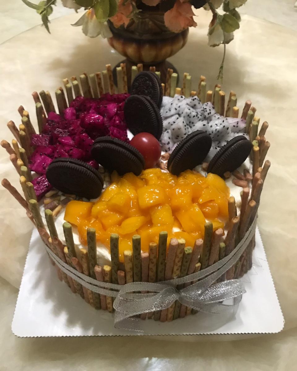 8寸无奶油生日蛋糕