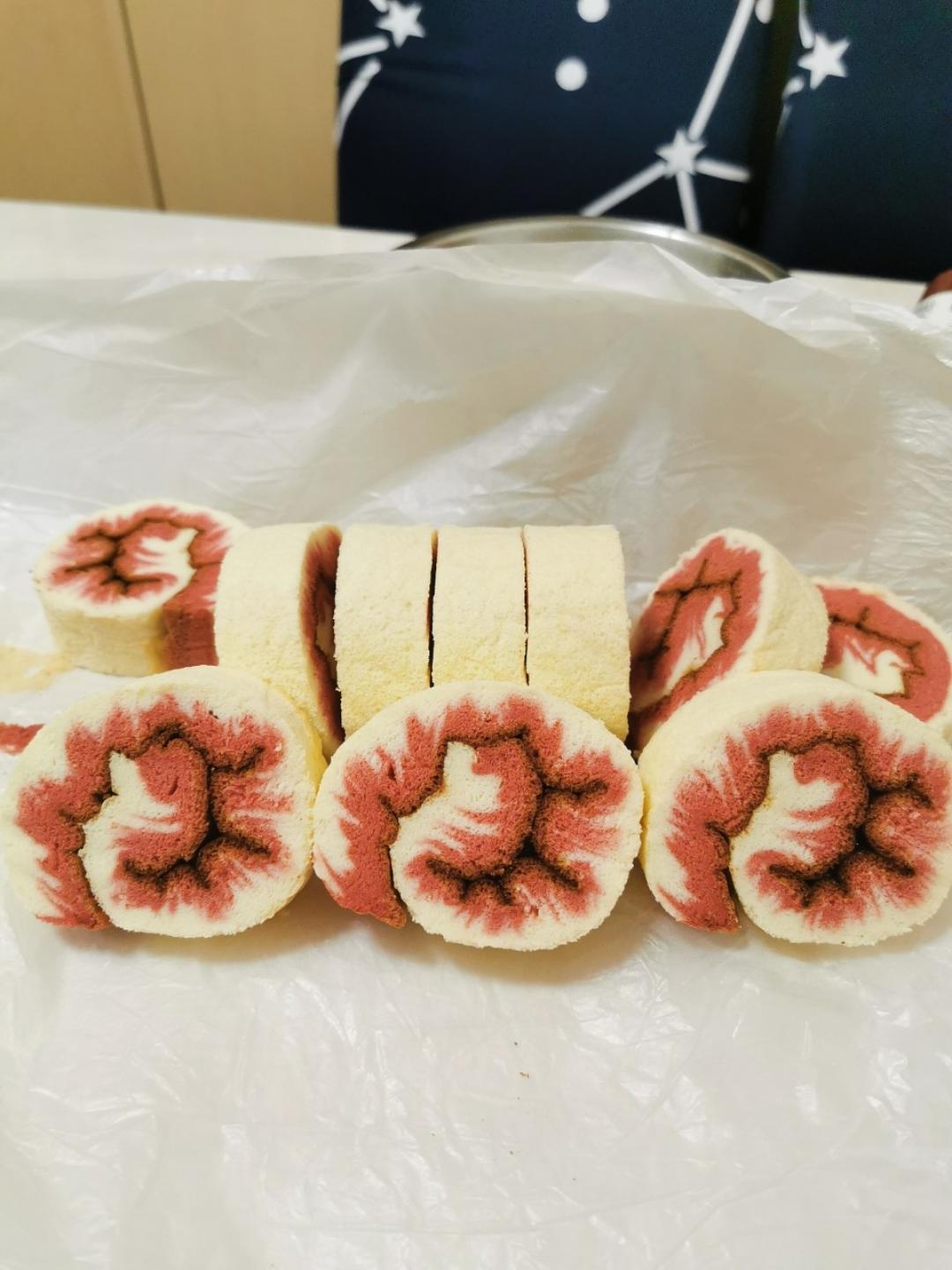 低糖低油红丝绒旋风蛋糕卷