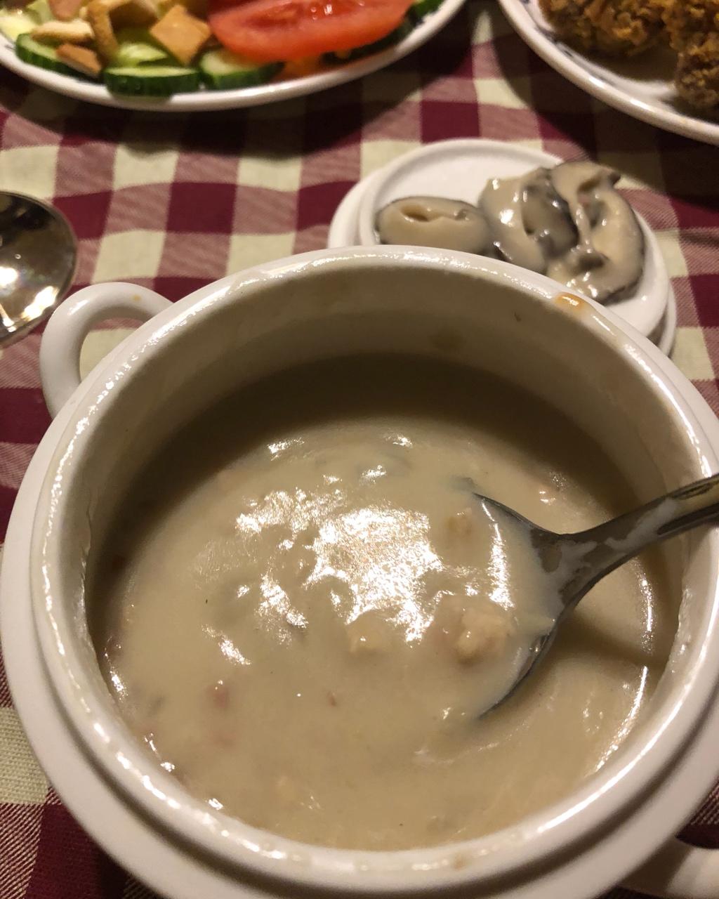 奶油鸡茸蘑菇汤（必胜客同款）