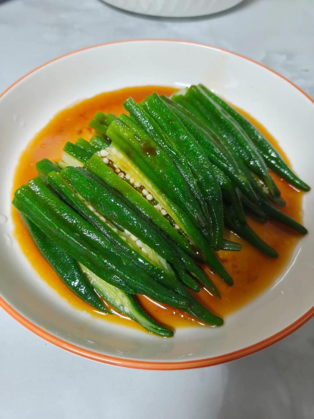 凉拌秋葵