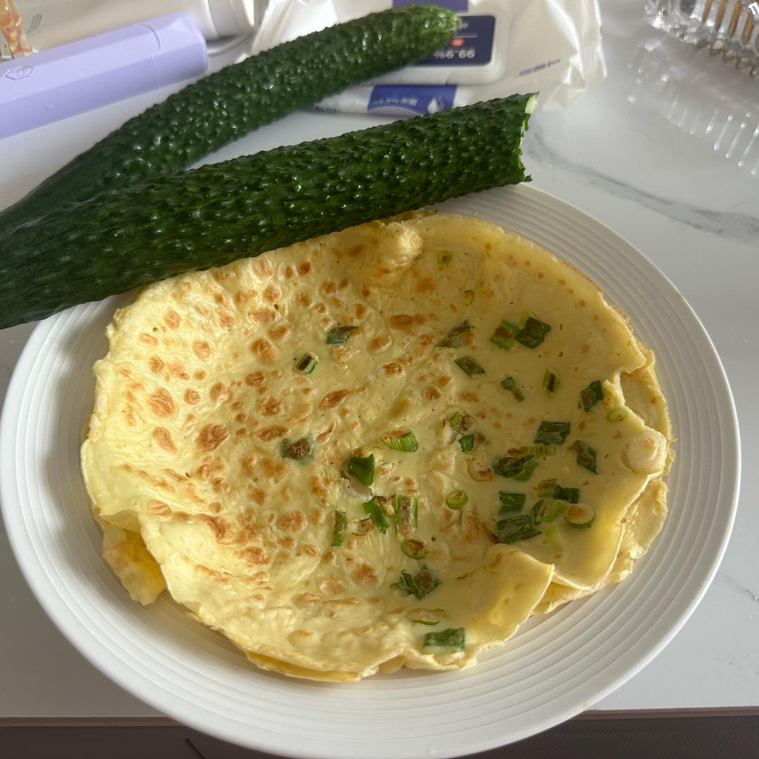 葱花鸡蛋饼