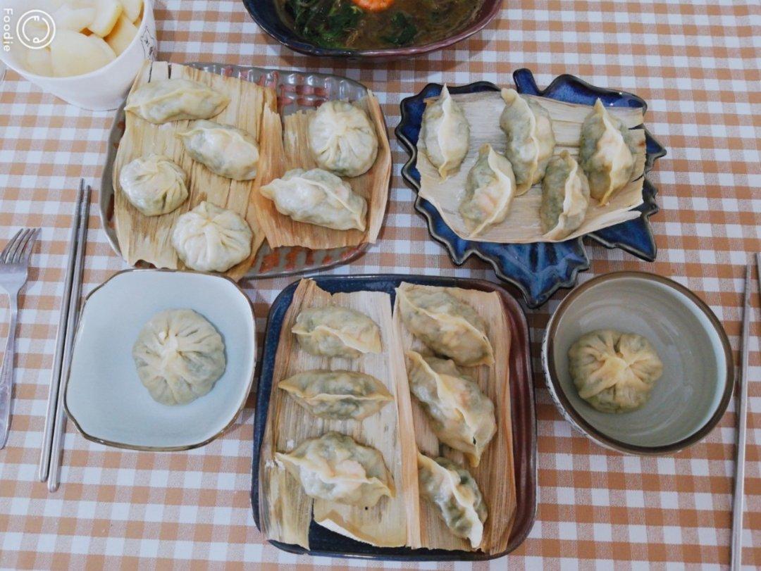 茴香鸡蛋素饺子