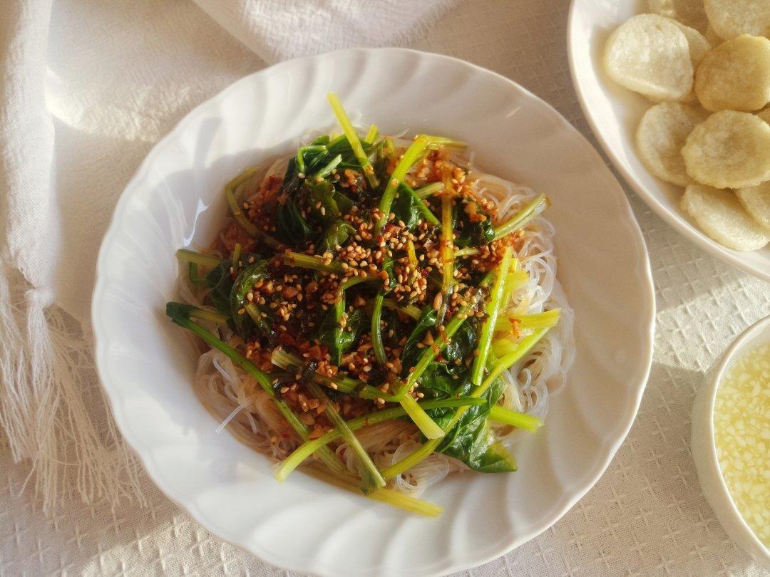 ‼️万能凉拌酱汁‼️菠菜这样做，好吃到哭