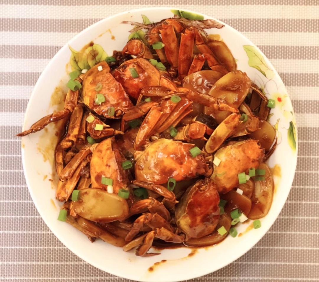 毛蟹炒年糕