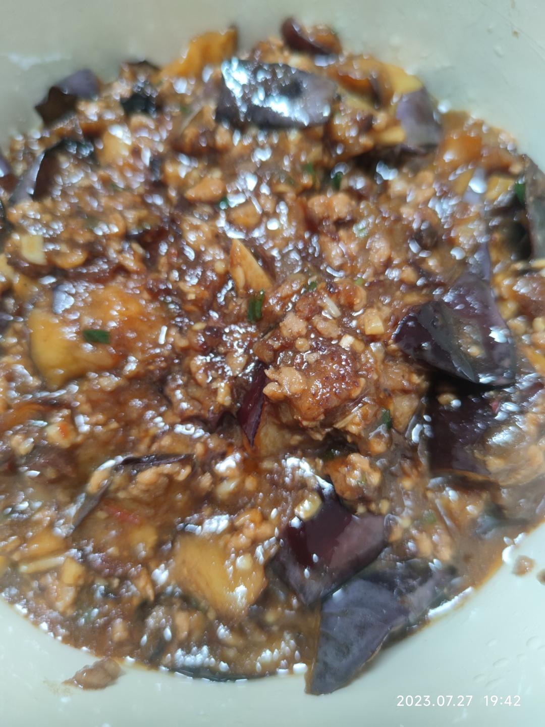 超级下饭酱香味肉末茄子