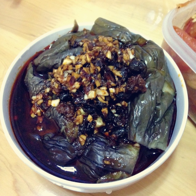 凉拌蒸茄子