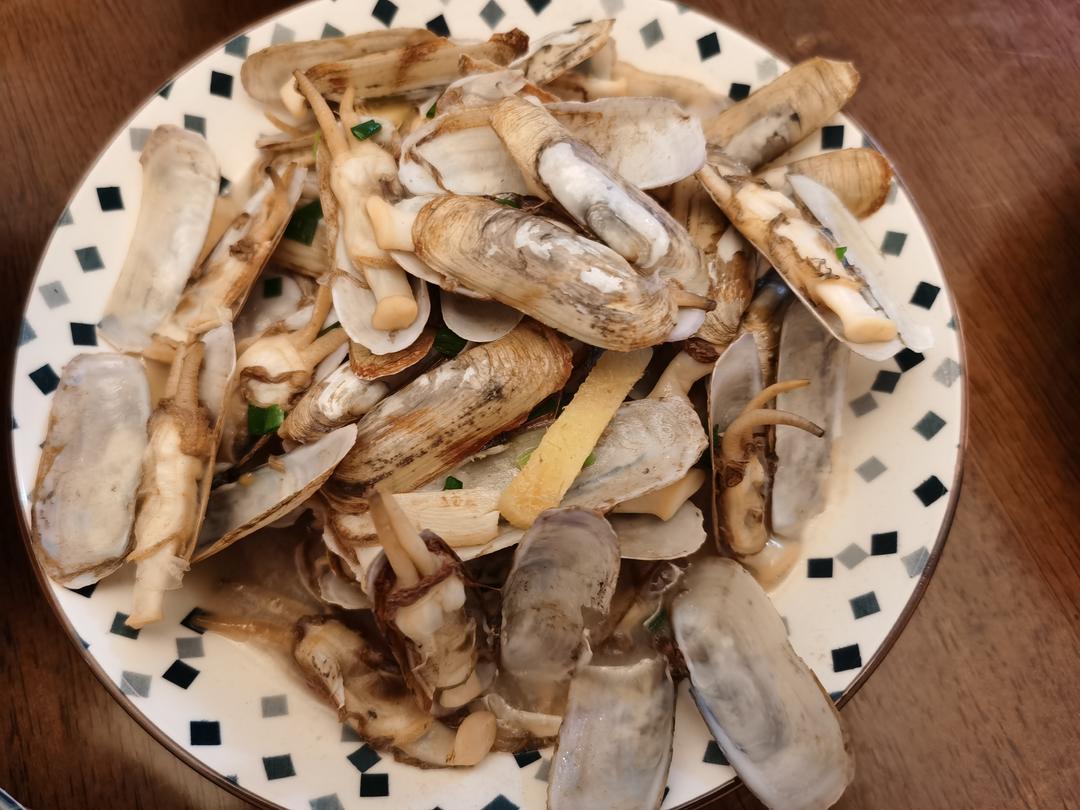 爆炒蛏子｜家常做法