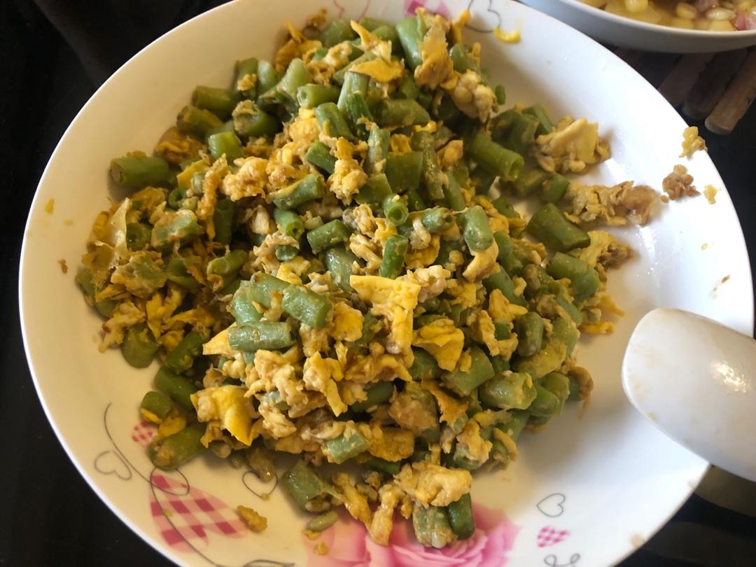 豆角炒蛋超级下饭菜，不好吃算我输
