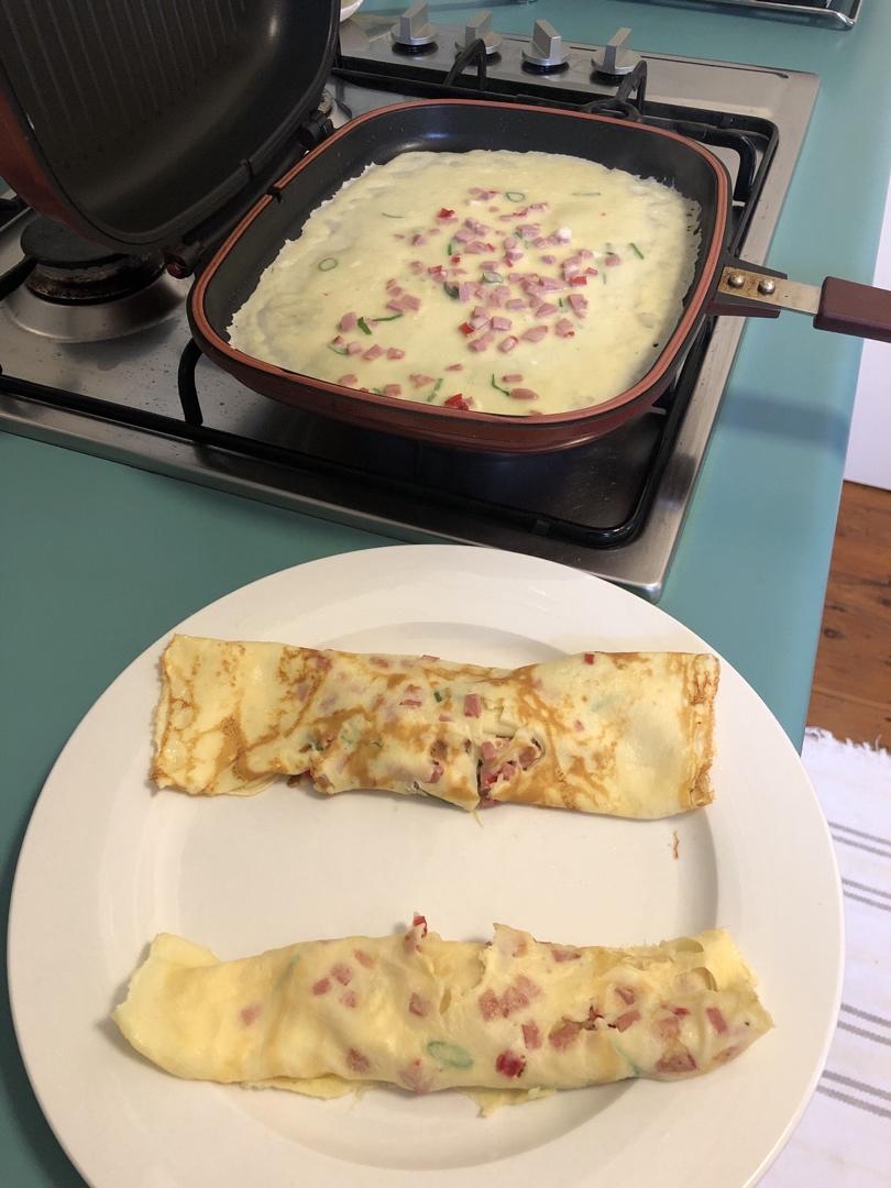 【牛奶鸡蛋早餐软饼】的做法