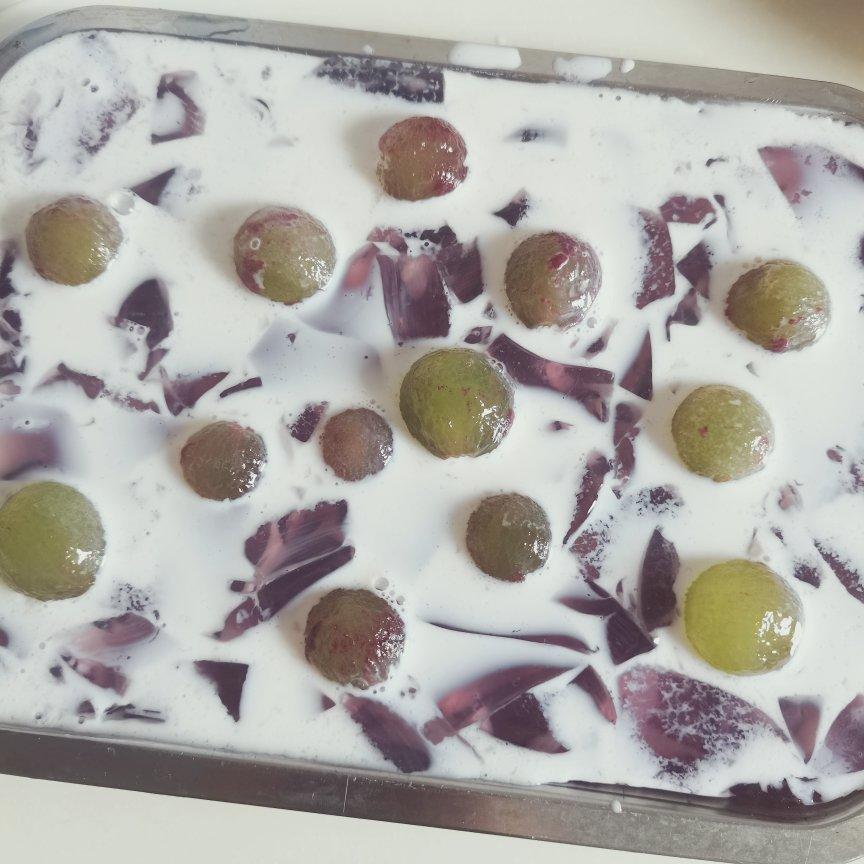 多肉葡萄冻撞奶🍇-「简单做法」0失败