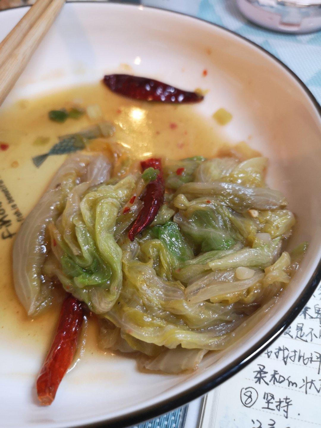 蚝油手撕卷心菜