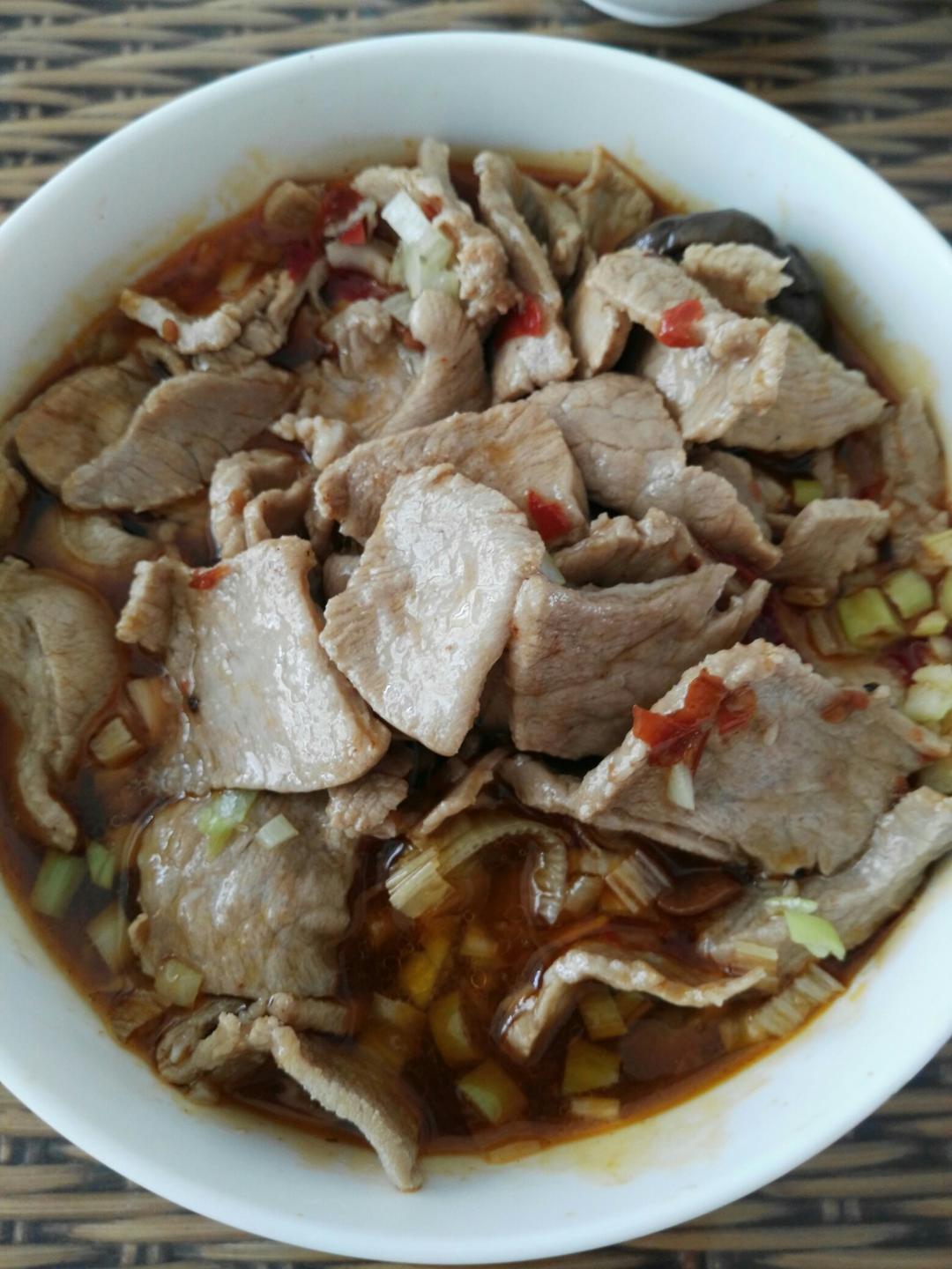 水煮肉片（吃不够的下饭菜）