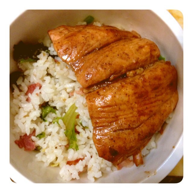 香肠青菜饭