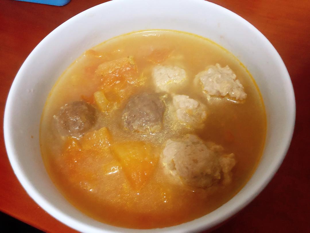 番茄肉丸汤🍅
