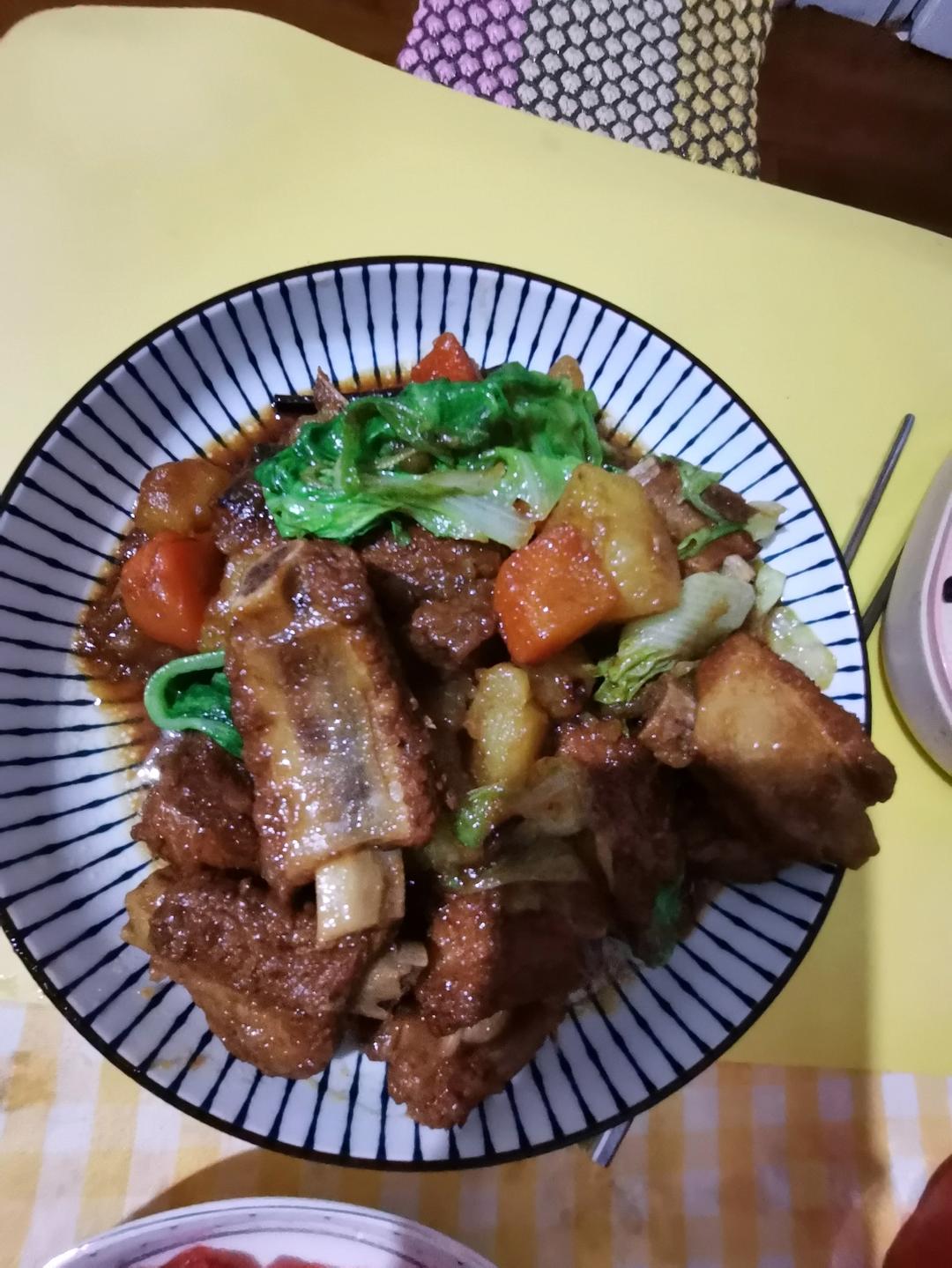 🔥巨好吃的红烧排骨炖土豆❗️懒人版轻松做拿手菜