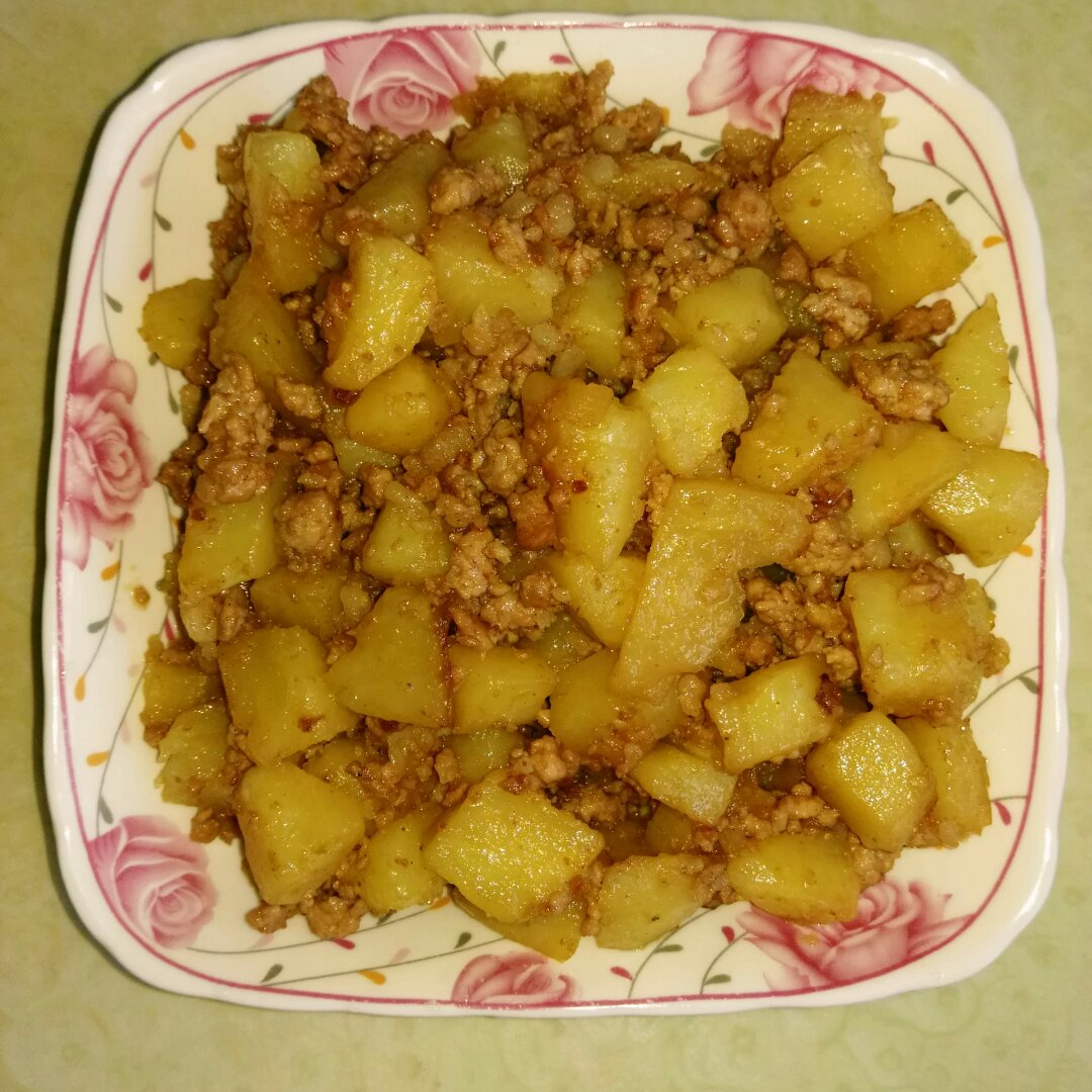 土豆肉末