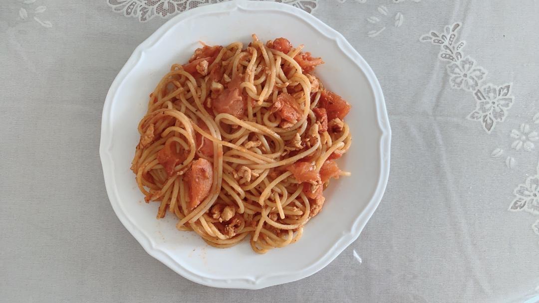 番茄肉酱意大利面