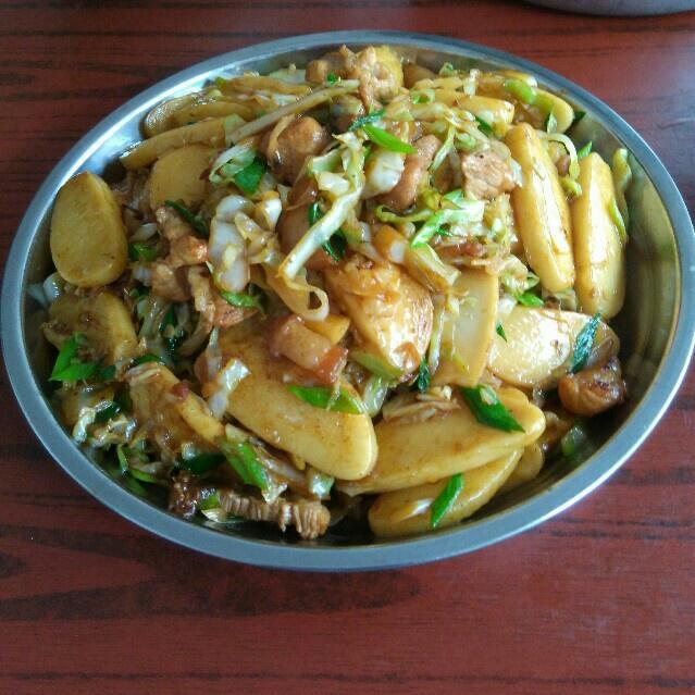 家常炒年糕（简易版）的做法