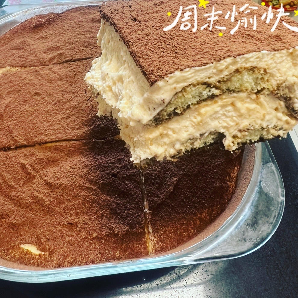 在欧洲学会的经典版提拉米苏