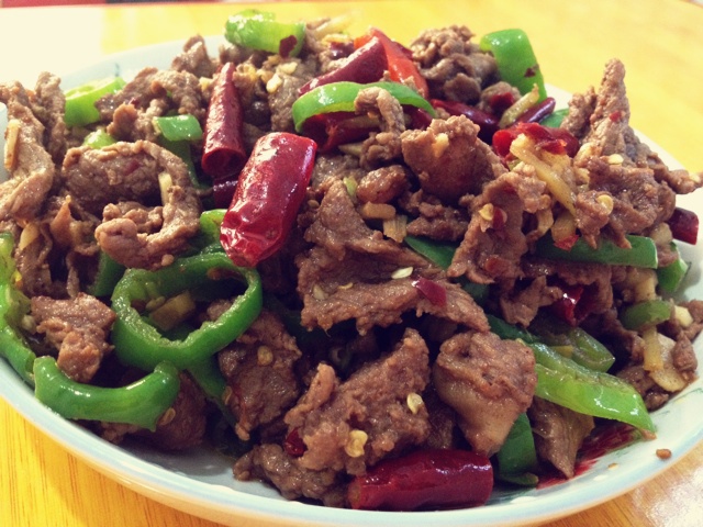 小炒牛肉