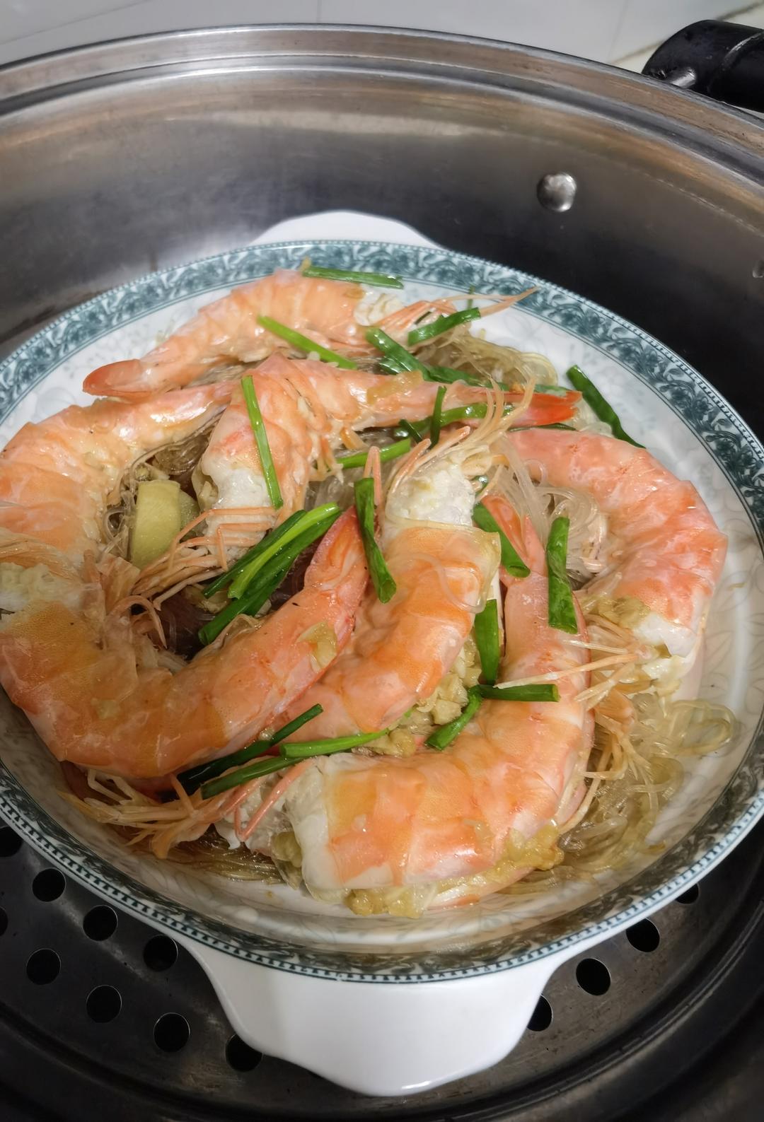 3分钟光盘的粉丝蒜泥虾