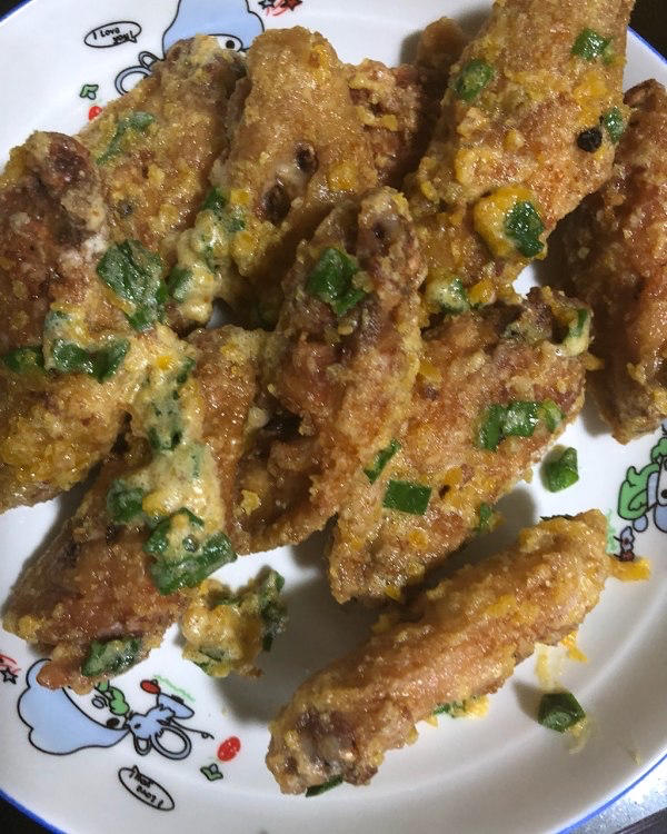 金沙鸡翅