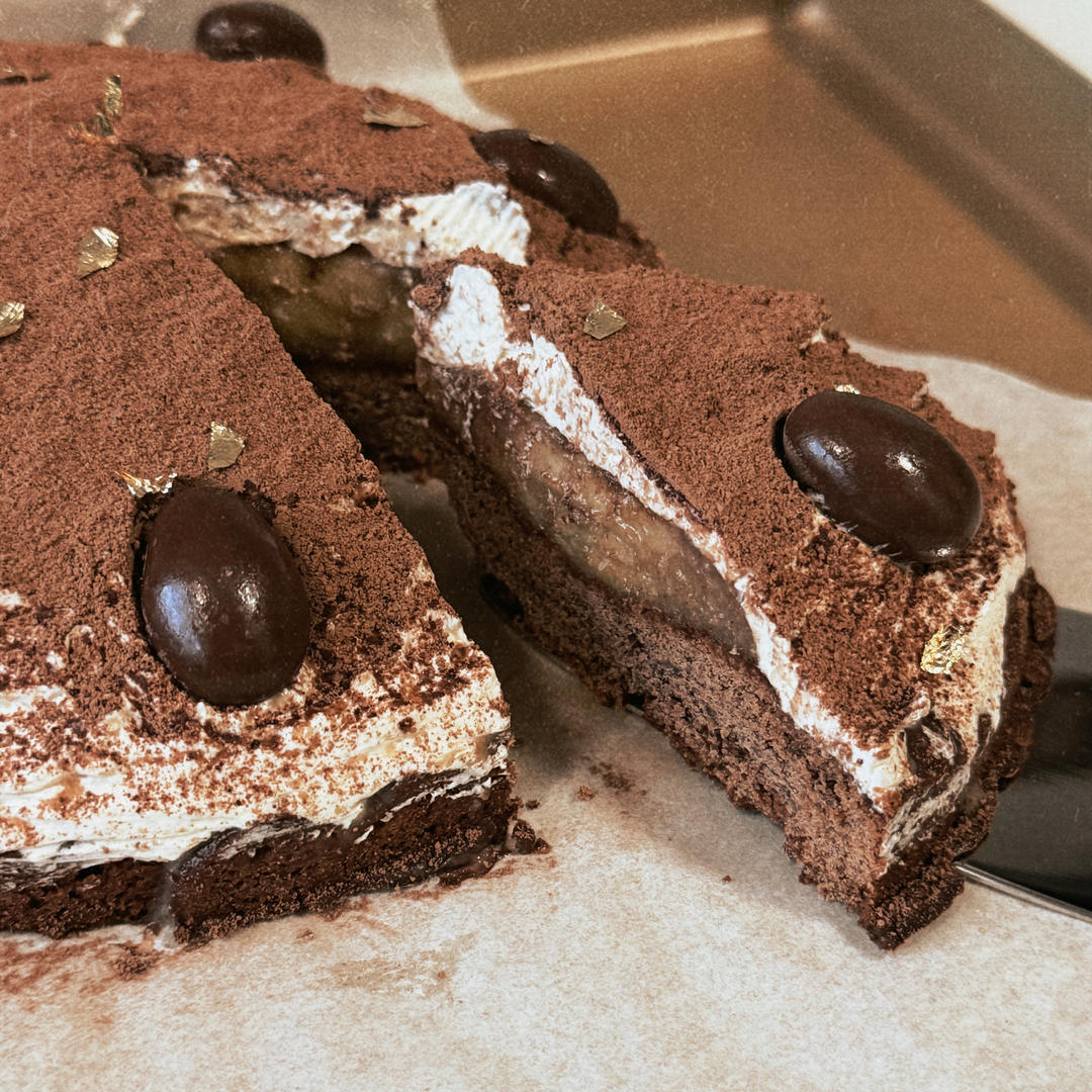 还原蓝带甜品第2集-布列塔尼巧克力香蕉酥饼