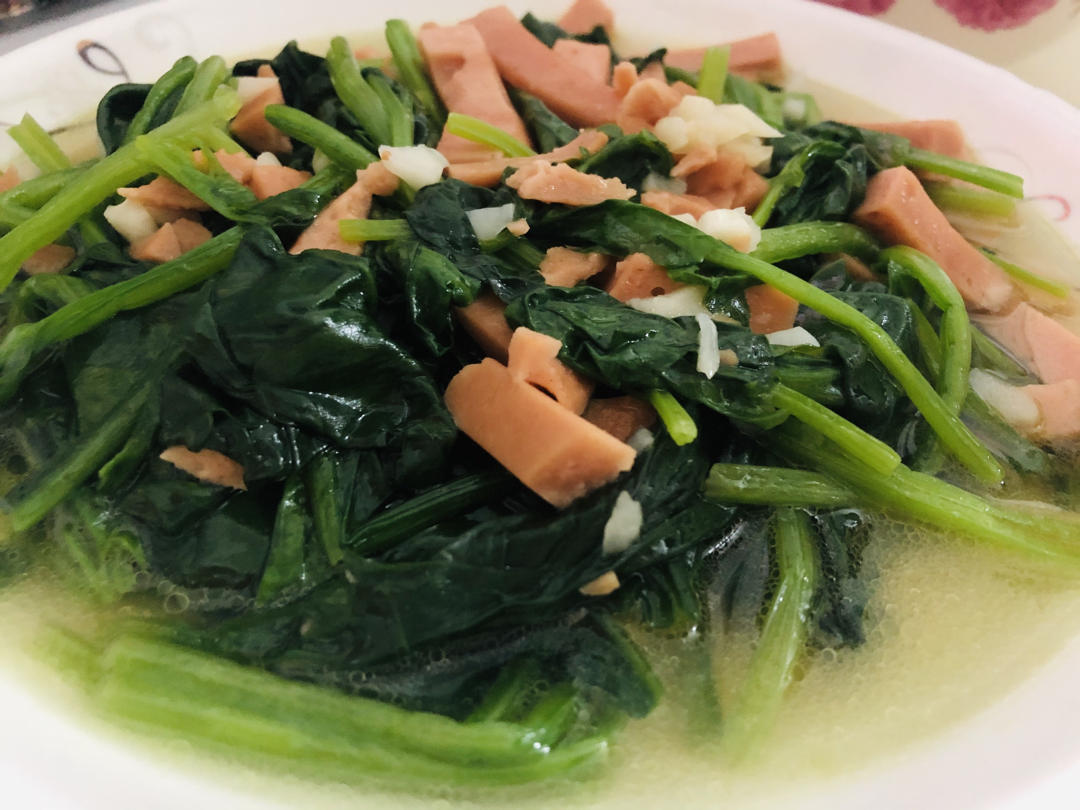 清炒菠菜