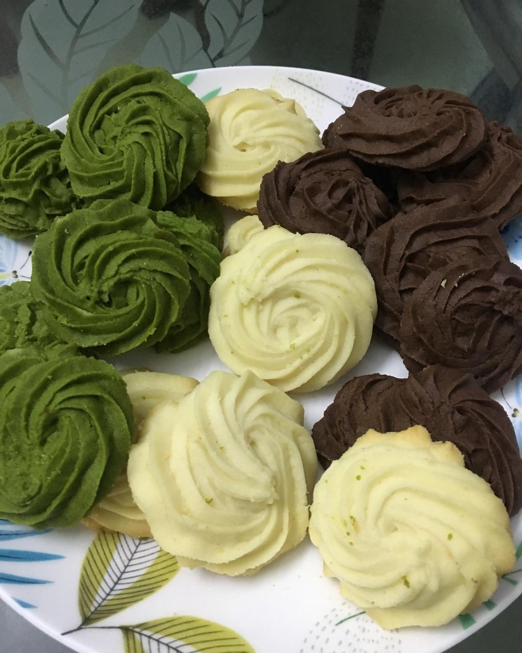 零失败花纹超级立体的黄油曲奇