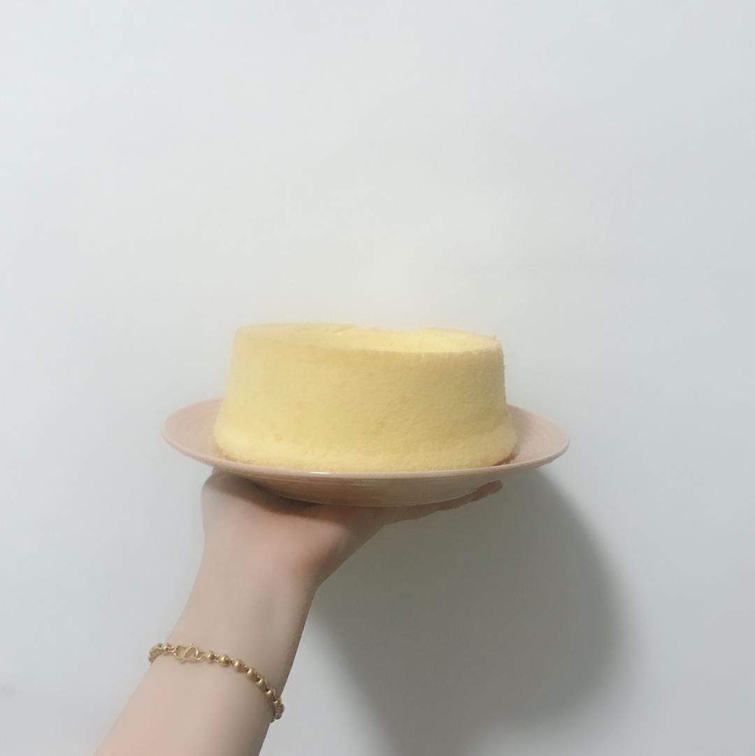 6寸原味戚风蛋糕