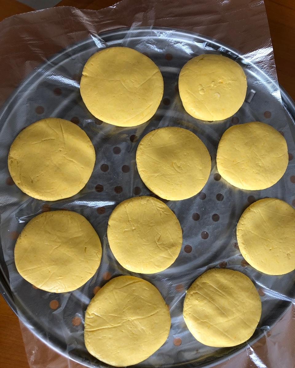 非常简单，不用油炸的南瓜饼，粘糯香甜