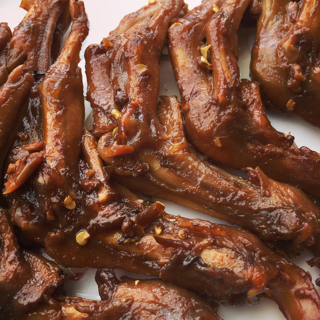 卤鸭掌不好吃你打我