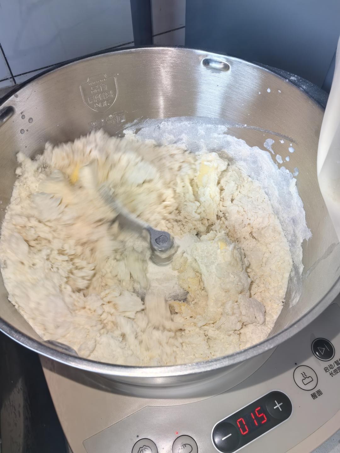 纯奶手撕吐司的做法 步骤1