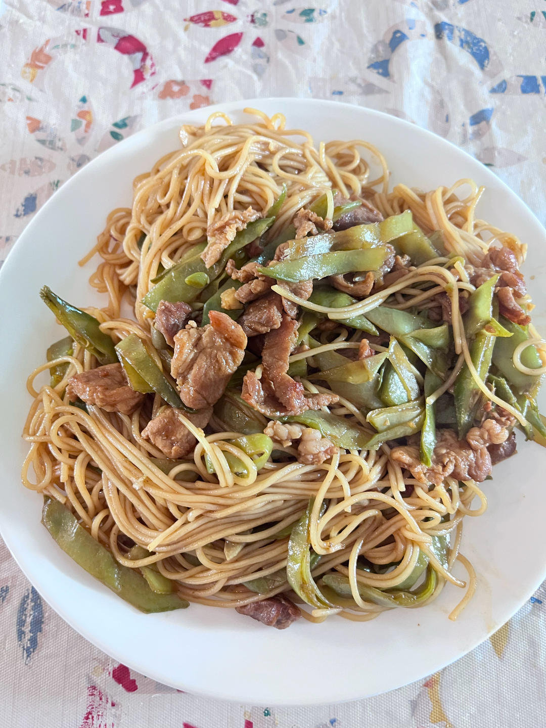 地道老北京扁豆焖面 豆角焖面 太好吃小心吃撑哦