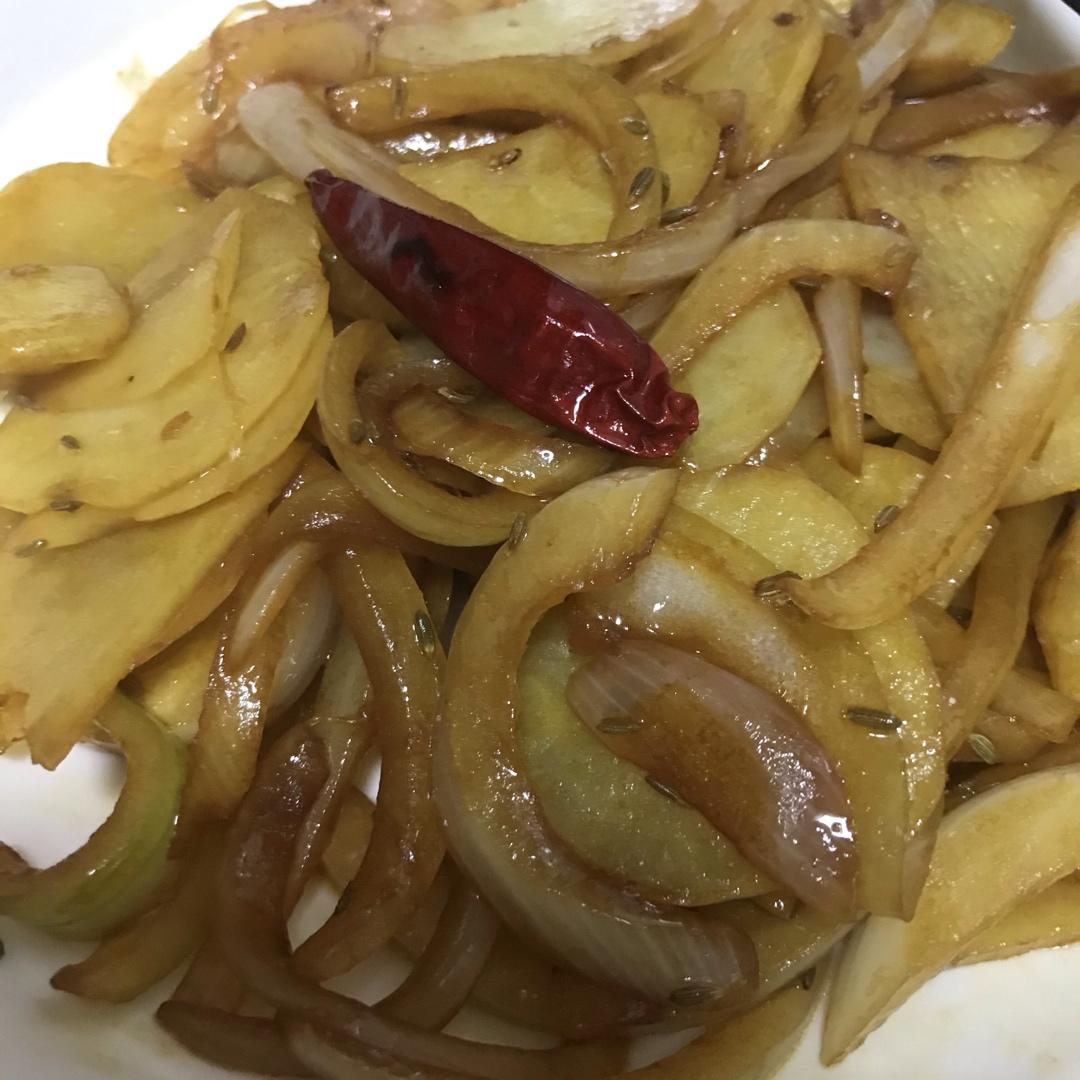 孜然洋葱土豆片