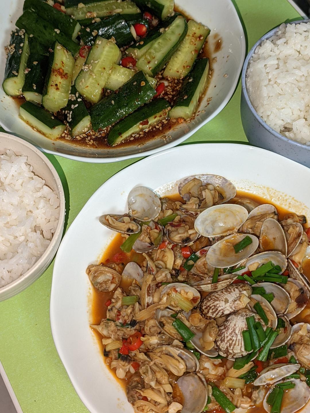 5分钟快手菜❗️秒杀路边摊爆炒花甲～好吃到爆