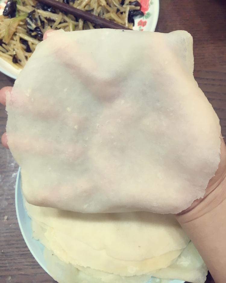 饺子皮蒸春饼-春饼卷万物