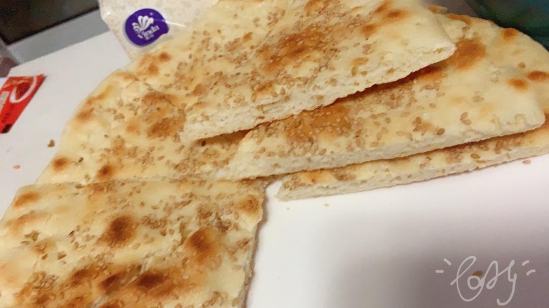 一次发酵超方便的烤馍/发面饼/锅盔