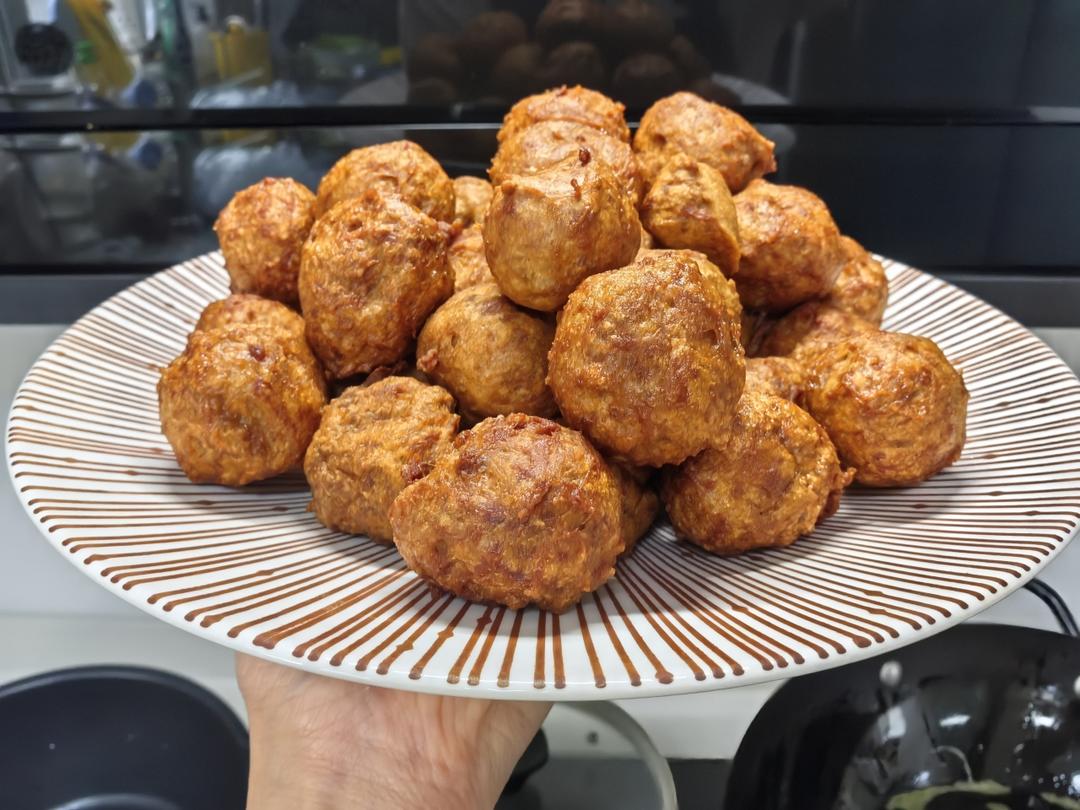 吃不腻的香酥猪肉丸