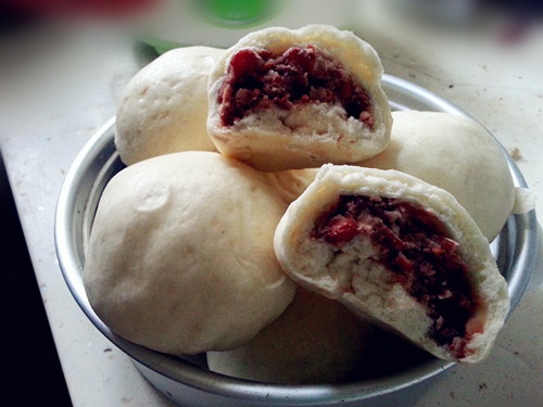 宇宙无敌超级黄小胖儿做的红豆包