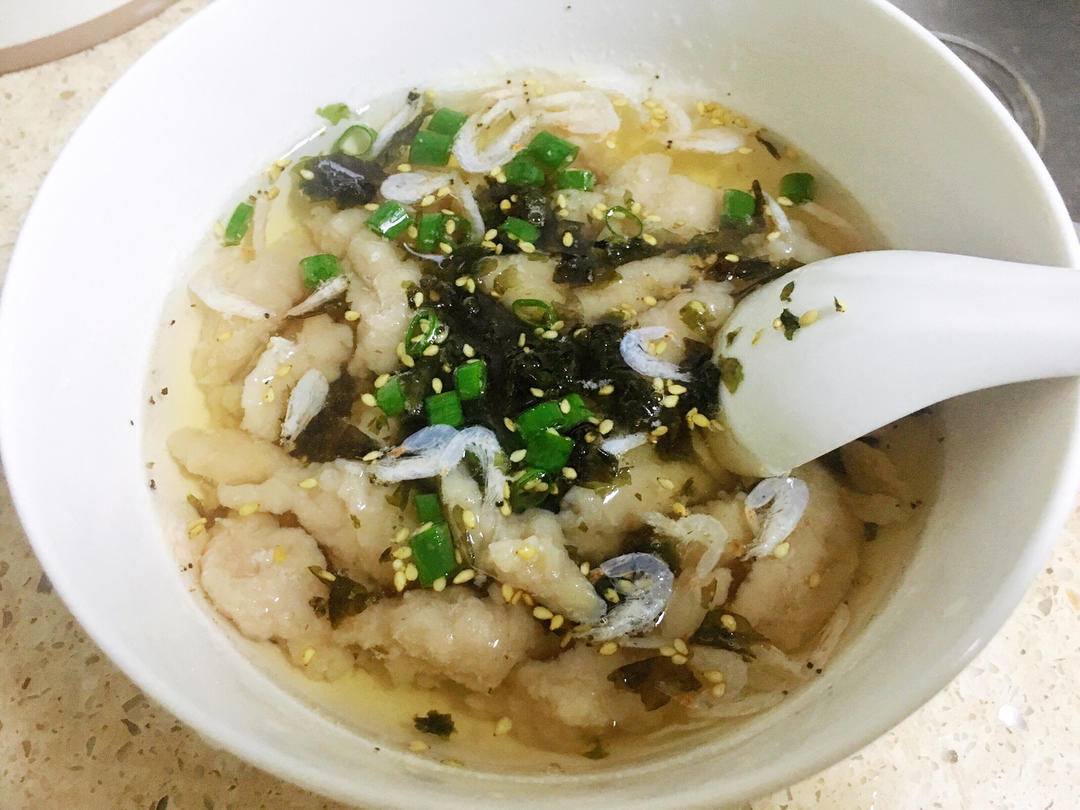 陈坏人做的温州瘦肉丸,自制无添加剂快手做的猪肉羹